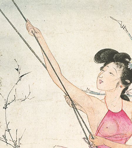 米易县-胡也佛的仕女画和最知名的金瓶梅秘戏图